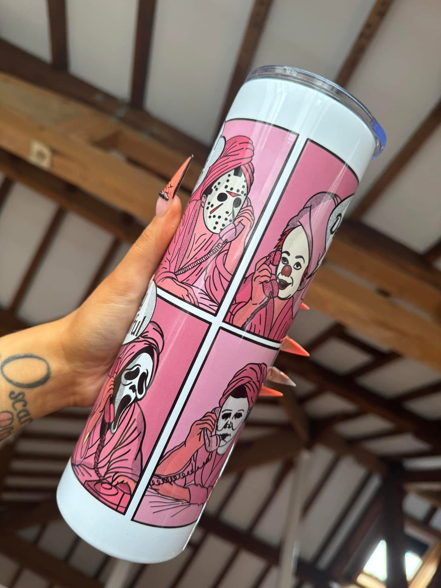 Demure Scary 30oz Tumbler
