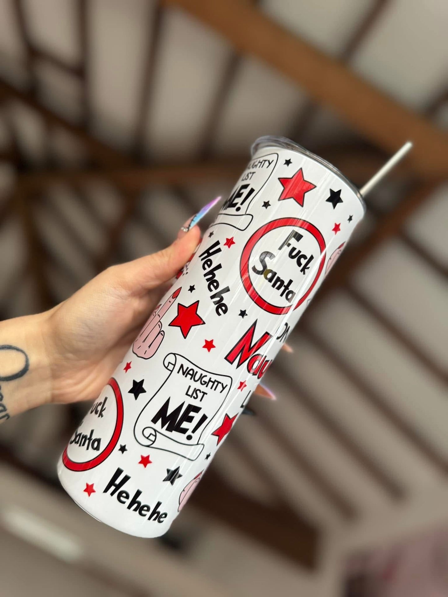 Naughty List 20oz Tumbler