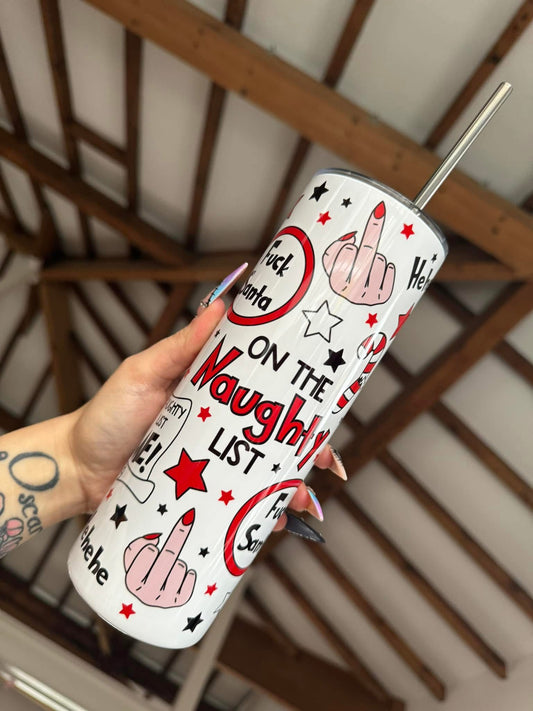 Naughty List 20oz Tumbler