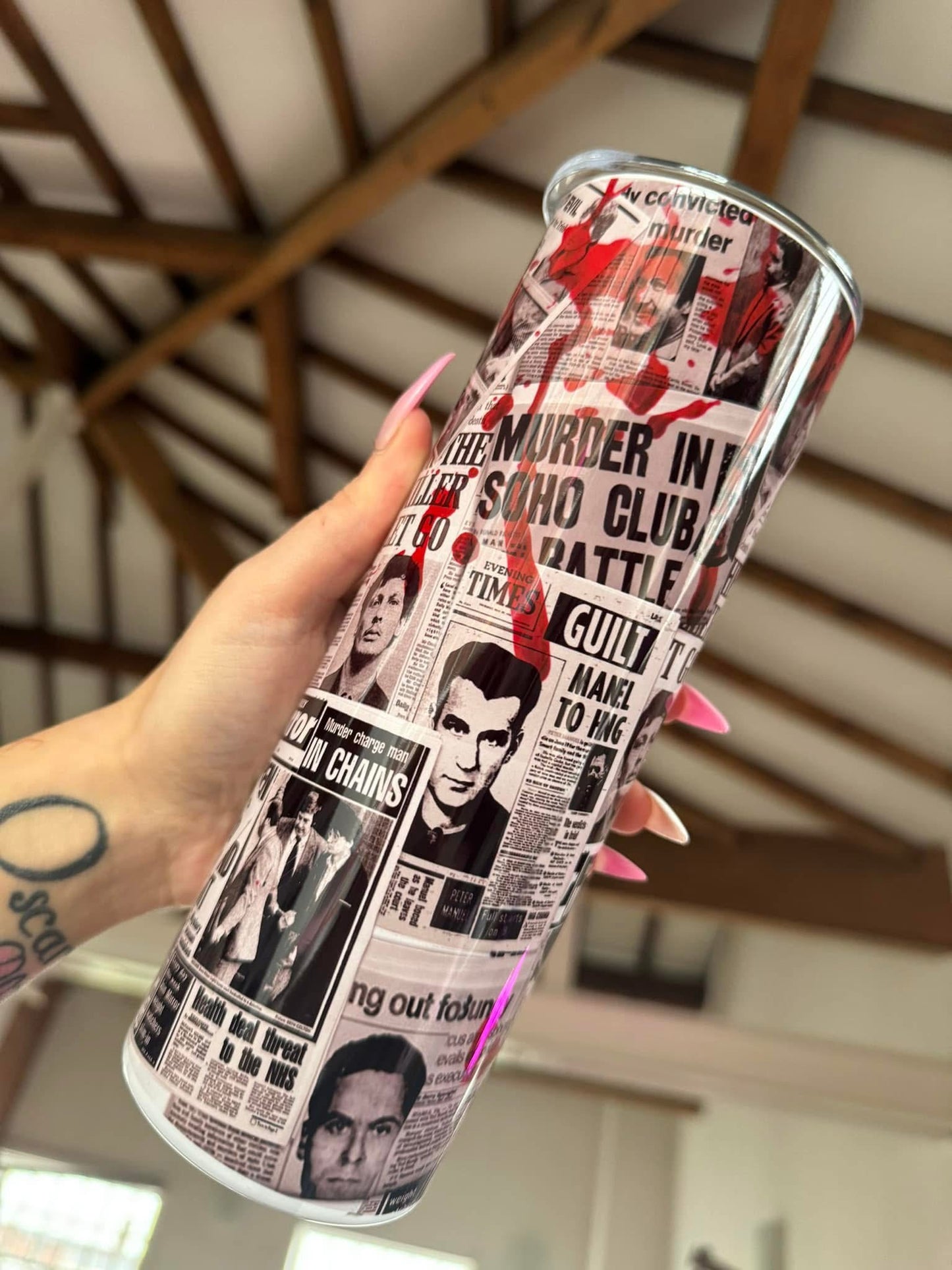 Newspaper Crime 20oz Tumbler