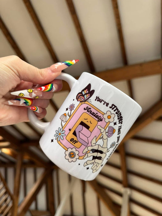 Stronger Than Your Anxiety Mug