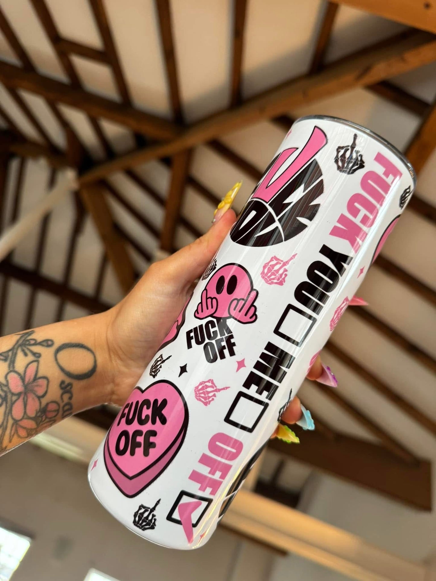 Cup of Fuck Off 20oz Tumbler