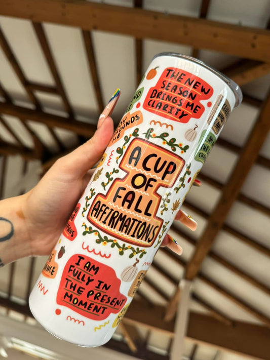 Fall Affirmations 20oz Tumbler