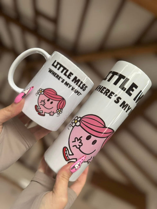 Pink Where’s My Vape Tumbler and Mug Set